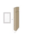 Massiccio 120x13 mm. (€/ML) Sagomato (Tiziano)