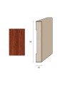 Coprifilo Porte 70x10 mm. (€/ML) Impiallacciato Smussato