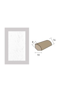 Aste da Parati 10x8 mm. (€/ML) Massicci
