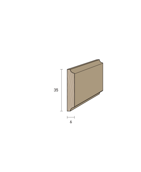 Piattina 33x7 mm. (€/ML) Massicci