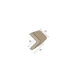 Paraspigolo 24x24 mm. (€/ML) Massicci