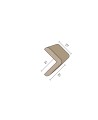 Paraspigolo 27x27 mm. (€/ML) Massicci