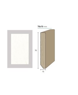 Massiccio 70x10 mm. (€/ML) Smussato