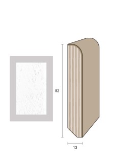 Impiallacciato 82x13 mm. (€/ML) Becco di Civetta