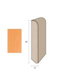 Impiallacciato 82x13 mm. (€/ML) Becco di Civetta