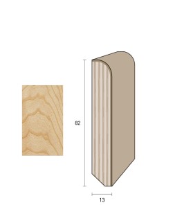 Impiallacciato 82x13 mm. (€/ML) Becco di Civetta