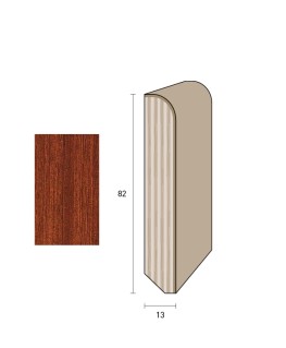 Impiallacciato 82x13 mm. (€/ML) Becco di Civetta