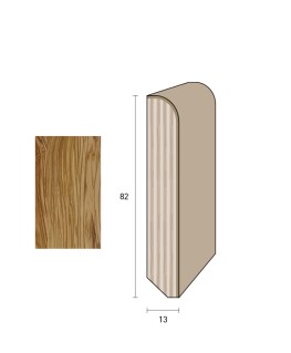 Impiallacciato 82x13 mm. (€/ML) Becco di Civetta