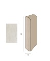 Impiallacciato 82x13 mm. (€/ML) Becco di Civetta