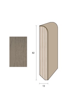 Impiallacciato 82x13 mm. (€/ML) Becco di Civetta