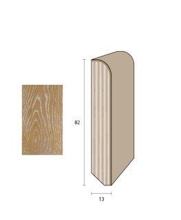 Impiallacciato 82x13 mm. (€/ML) Becco di Civetta