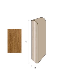 Impiallacciato 82x13 mm. (€/ML) Becco di Civetta