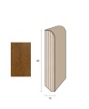 Impiallacciato 82x13 mm. (€/ML) Becco di Civetta