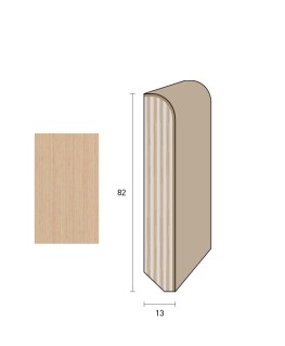 Impiallacciato 82x13 mm. (€/ML) Becco di Civetta