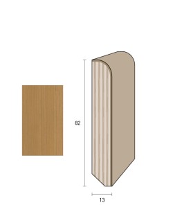 Impiallacciato 82x13 mm. (€/ML) Becco di Civetta