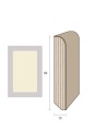 Impiallacciato 82x13 mm. (€/ML) Becco di Civetta
