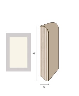 Impiallacciato 82x13 mm. (€/ML) Becco di Civetta