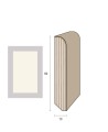 Impiallacciato 82x13 mm. (€/ML) Becco di Civetta