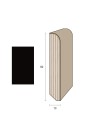 Impiallacciato 82x13 mm. (€/ML) Becco di Civetta