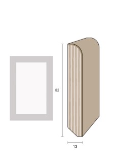 Impiallacciato 82x13 mm. (€/ML) Becco di Civetta