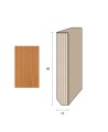 Impiallacciato 80x13 mm. (€/ML) Smussato