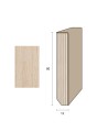 Impiallacciato 80x13 mm. (€/ML) Smussato