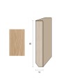 Impiallacciato 80x13 mm. (€/ML) Smussato