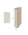 Impiallacciato 80x13 mm. (€/ML) Smussato
