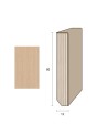 Impiallacciato 80x13 mm. (€/ML) Smussato