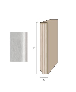 Impiallacciato 80x13 mm. (€/ML) Smussato
