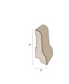 Impiallacciato 60x20 mm. (€/ML) Tipo Milano
