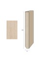 Impiallacciato 120x13 mm. (€/ML) Smussato