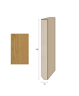Impiallacciato 120x13 mm. (€/ML) Smussato
