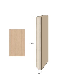 Impiallacciato 120x13 mm. (€/ML) Smussato