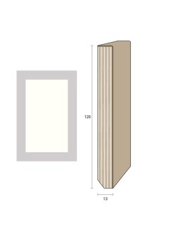 Impiallacciato 120x13 mm. (€/ML) Smussato